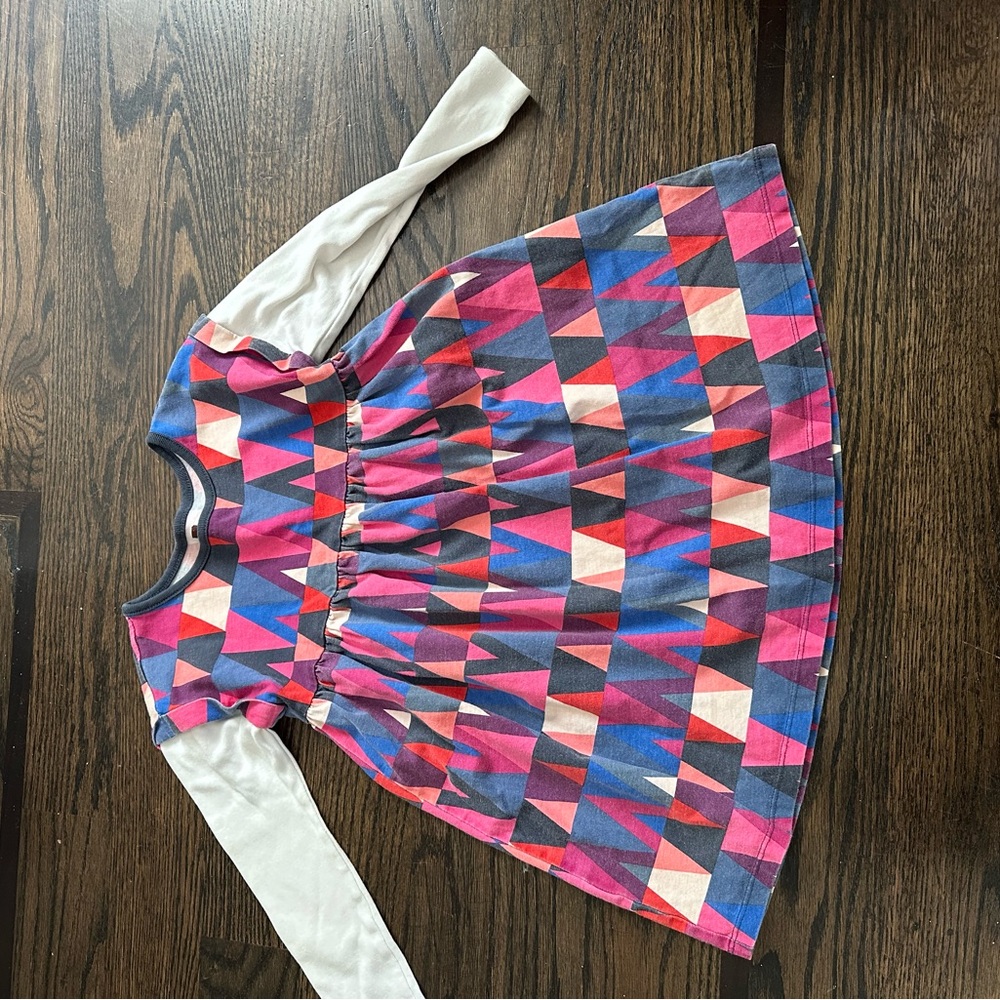 Colorful Geometric Kids Dress TEA brand size 5